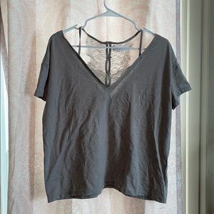 Off the shoulder lace top